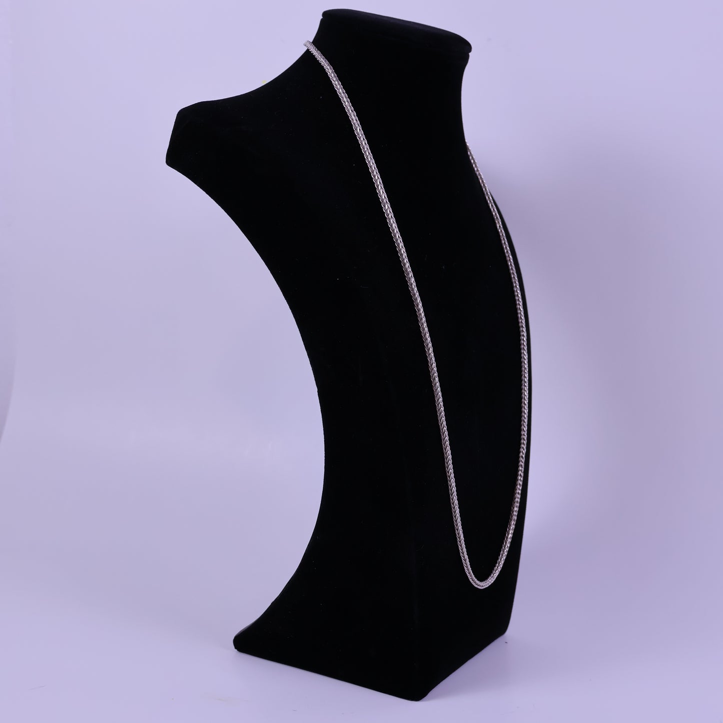 Square Spike chain - Peruvian 950 Silver