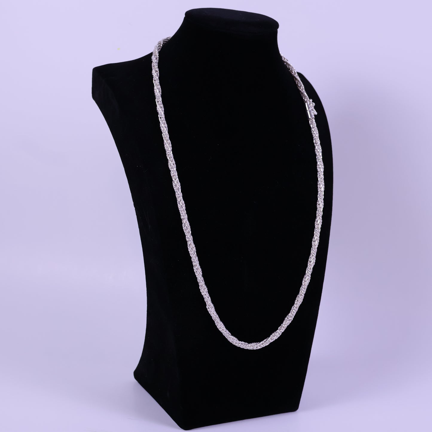 Braided Spike chain - Peruvian 950 Silver