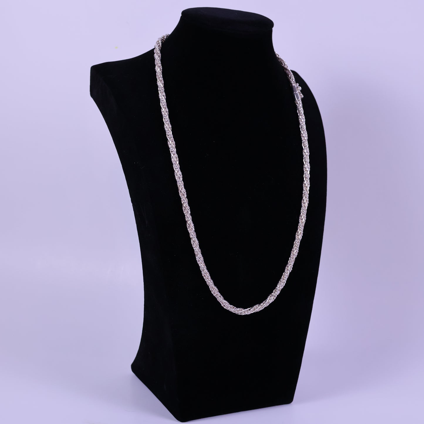 Braided Spike chain - Peruvian 950 Silver
