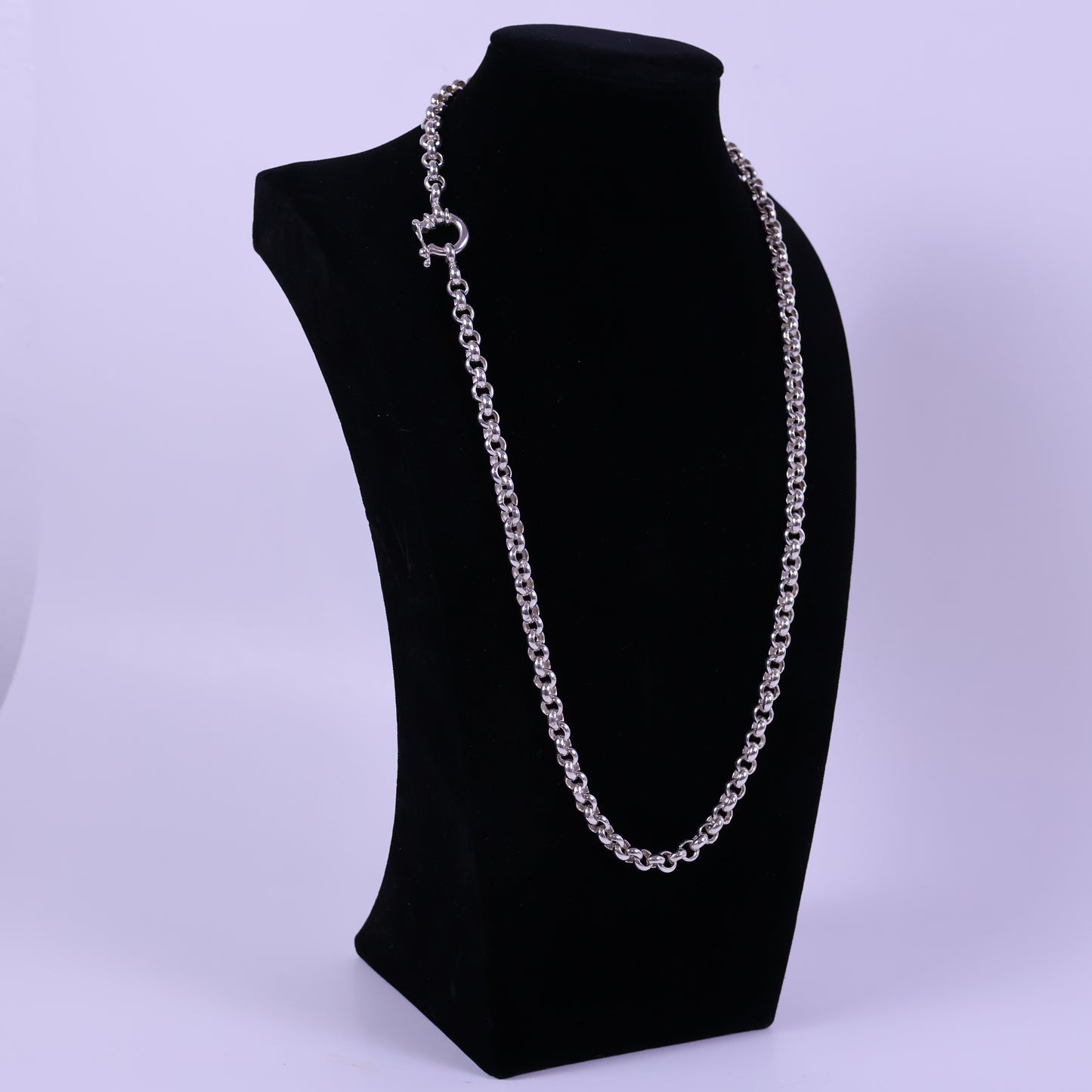 Rolo Links chain - Peruvian 950 Silver