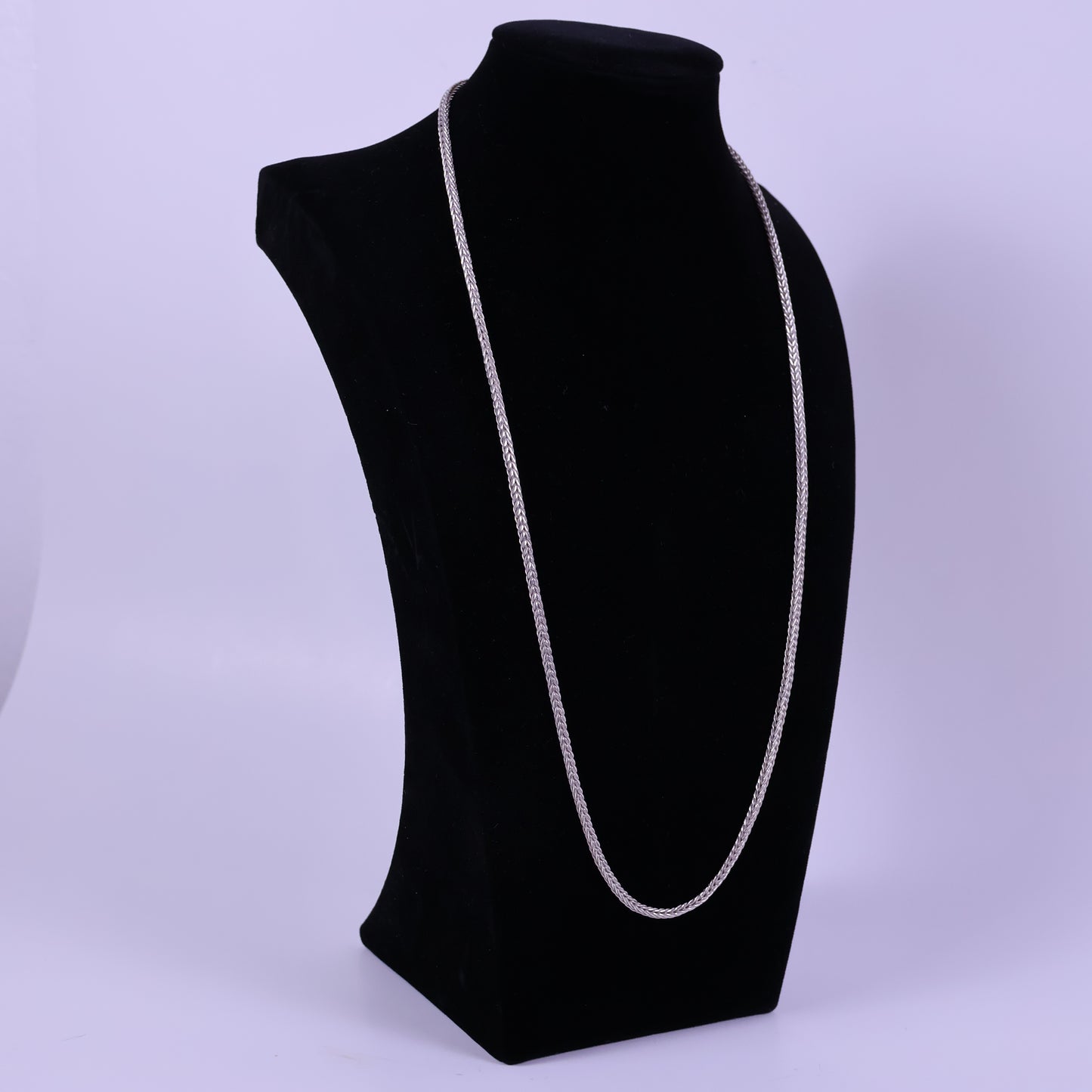 Square Spike chain - Peruvian 950 Silver