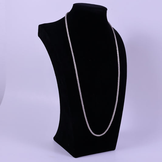 Square Spike chain - Peruvian 950 Silver