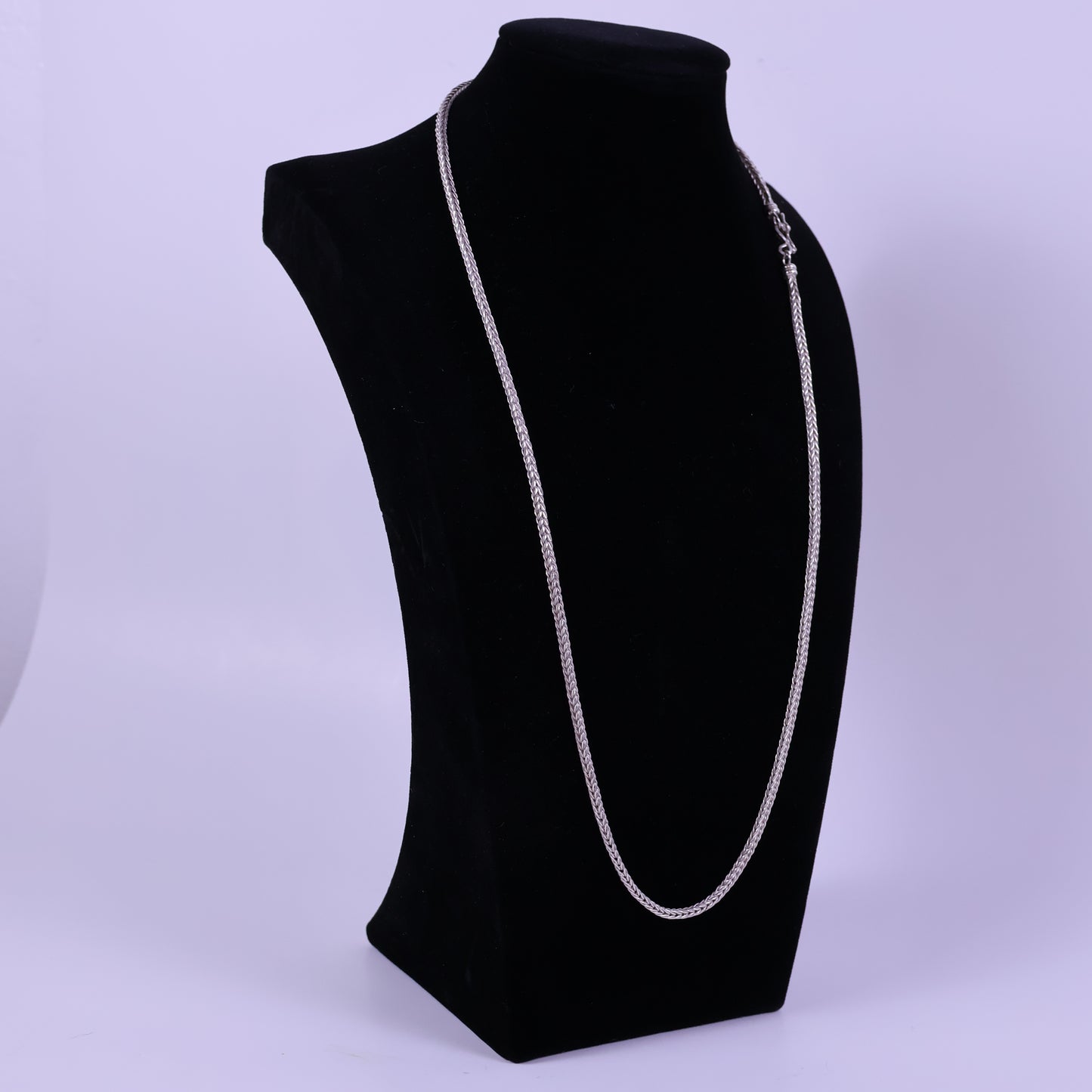 Square Spike chain - Peruvian 950 Silver