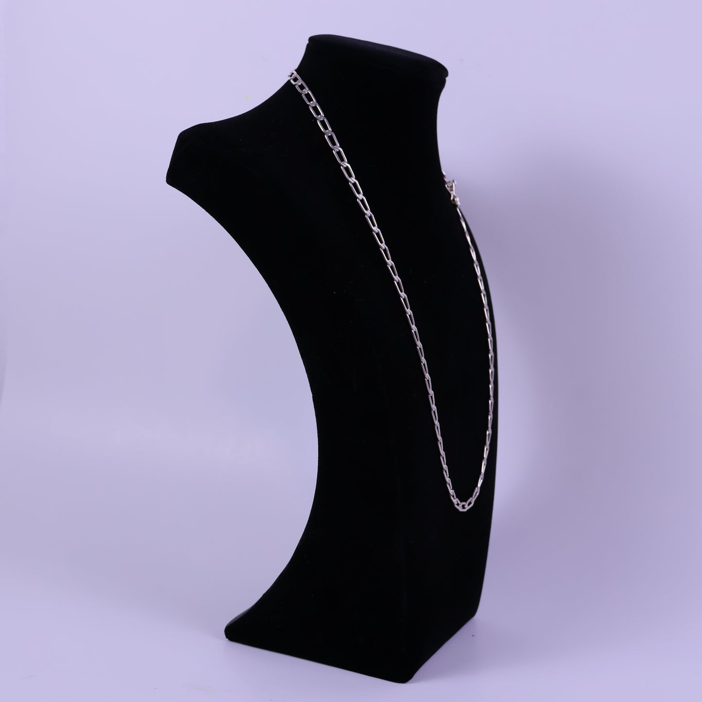 Hexagonal Links chain - Peruvian 950 Silver