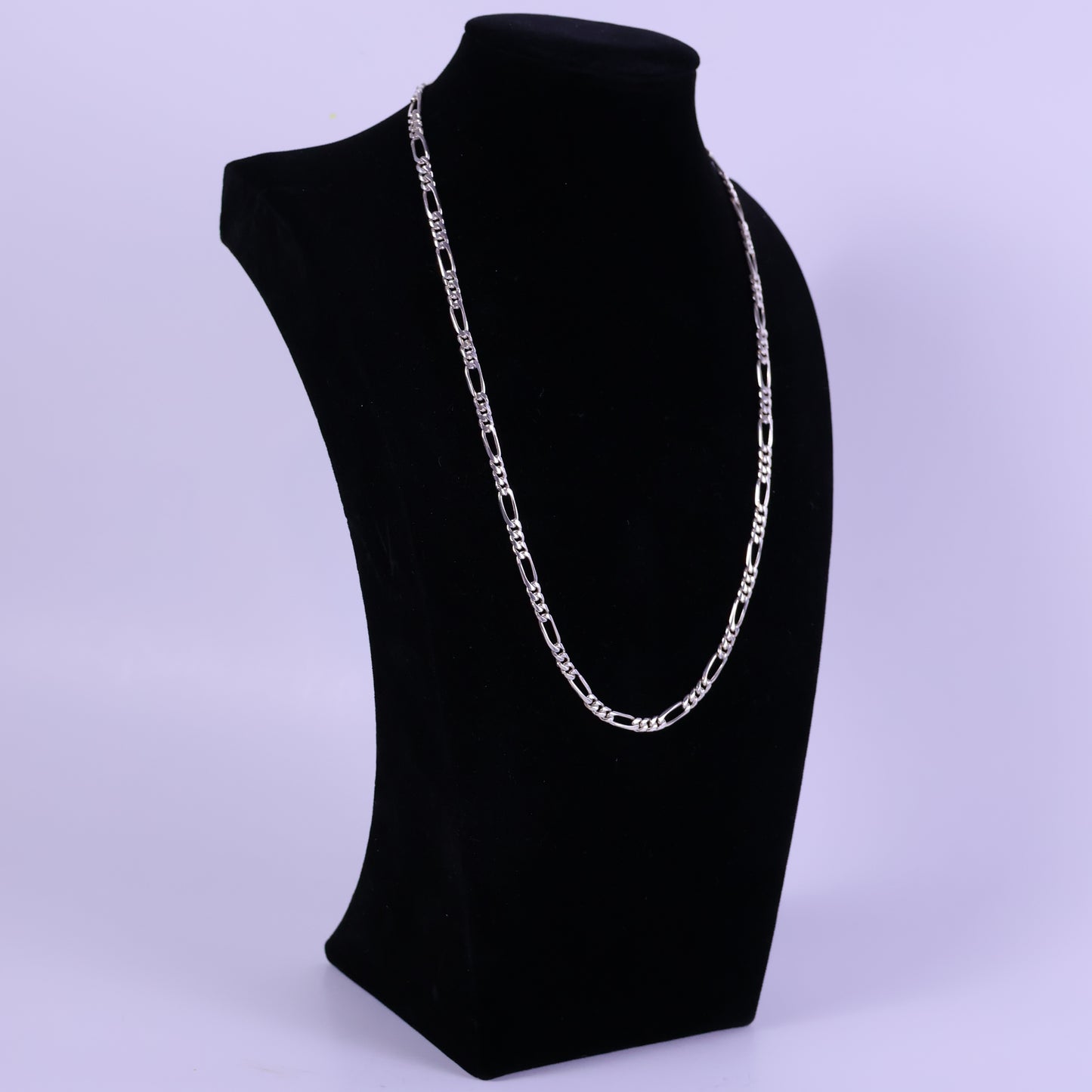 Figaro chain “3x1 Pattern links” - Peruvian 950 Silver