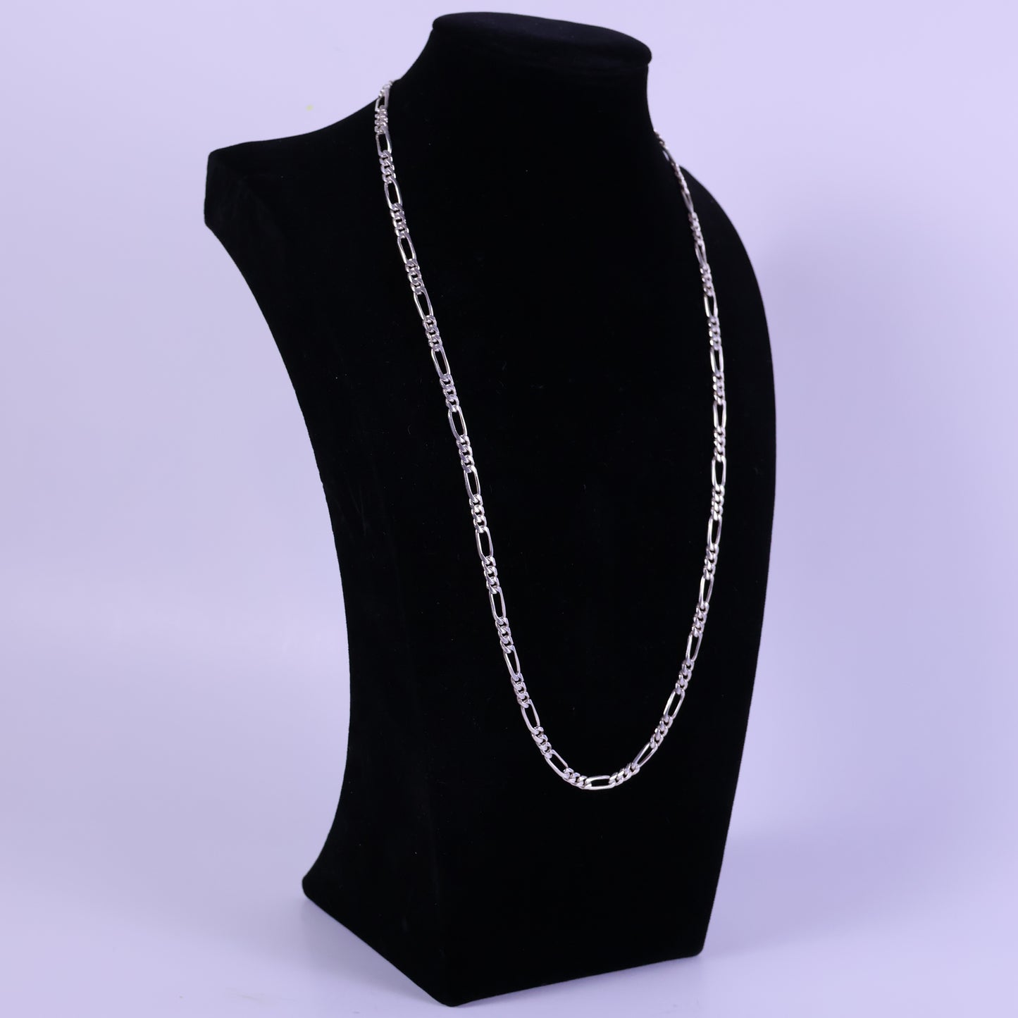 Figaro chain “3x1 Pattern links” - Peruvian 950 Silver