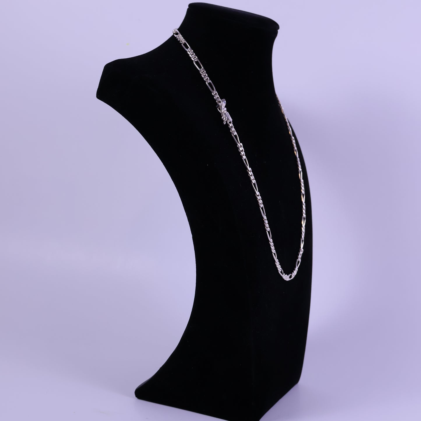 Figaro chain “3x1 Pattern links” - Peruvian 950 Silver