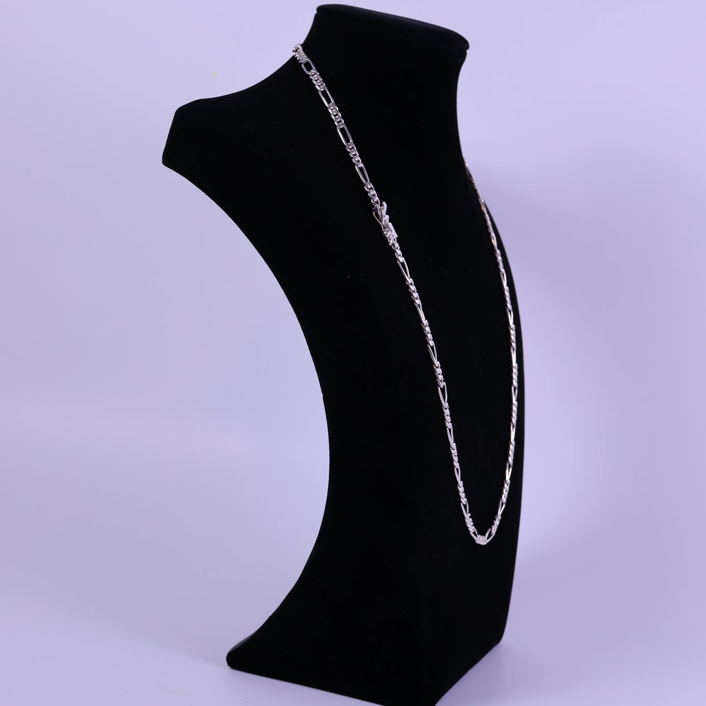 Figaro chain “3x1 Pattern links” - Peruvian 950 Silver