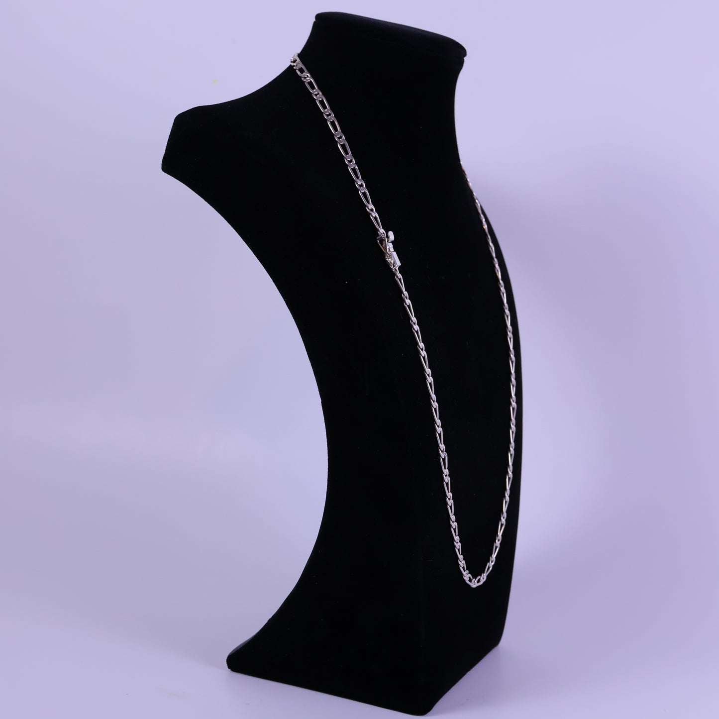 Figaro chain “1x1 Pattern links” - Peruvian 950 Silver