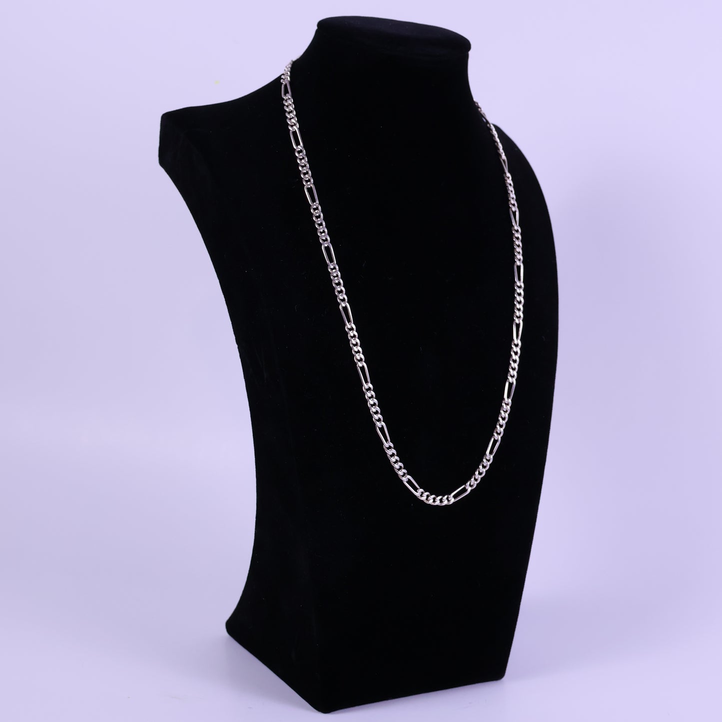 Figaro chain “5x1 Pattern links” - Peruvian 950 Silver