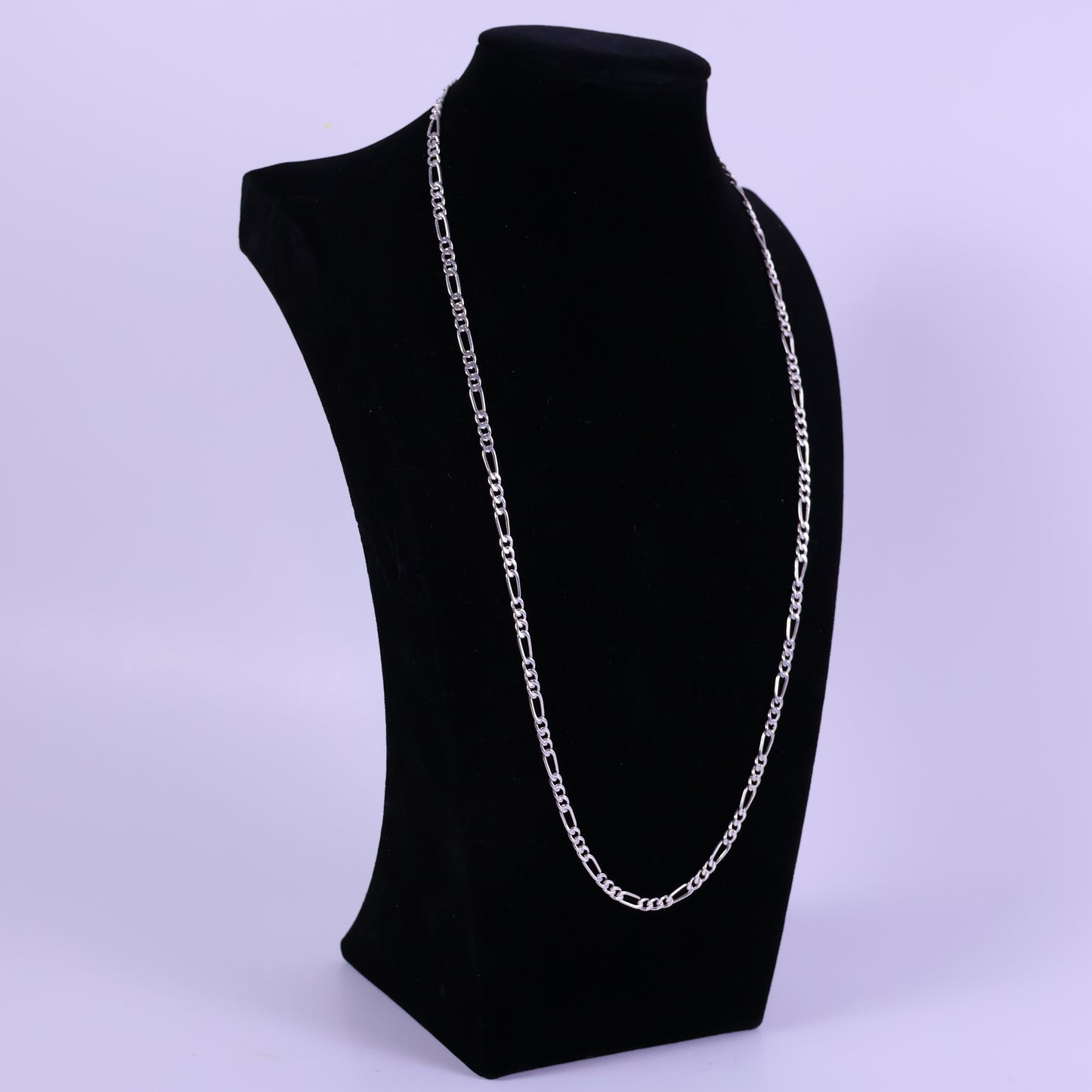 Figaro chain “3x1 Pattern links” - Peruvian 950 Silver