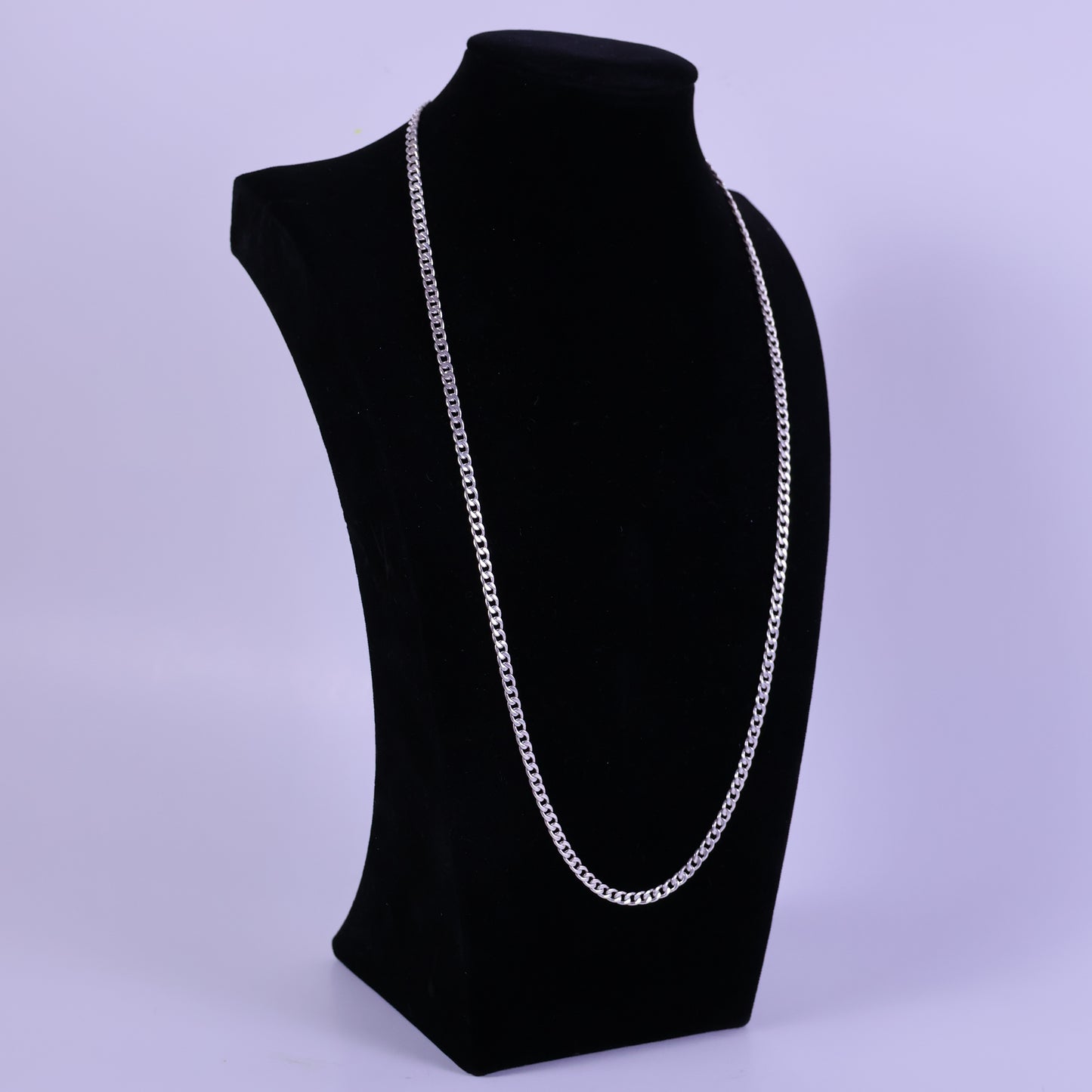 Curb Links chain - Peruvian 950 Silver