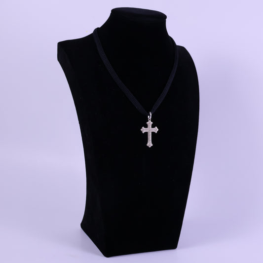 Small Cross Pendant - Peruvian 950 Silver
