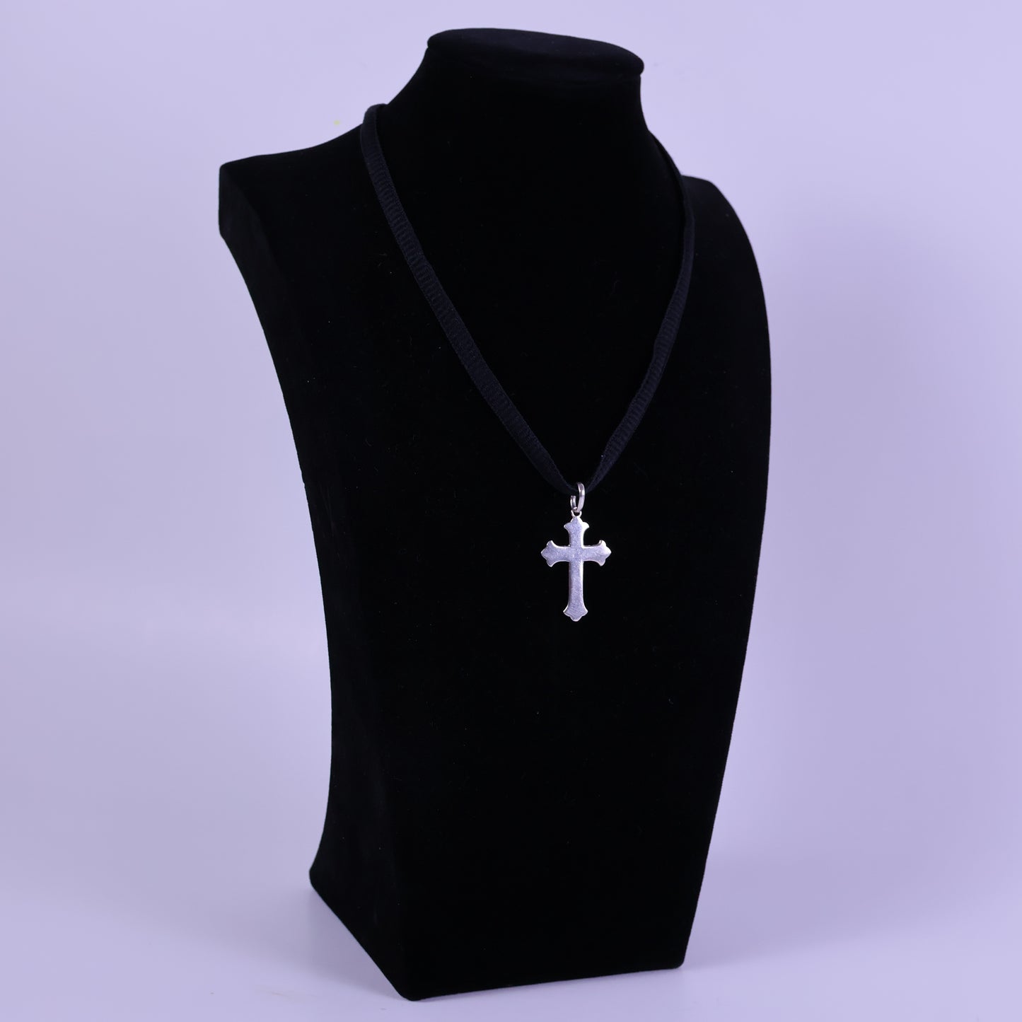 Small Cross Pendant - Peruvian 950 Silver