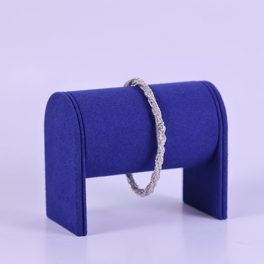 Braided Spike bracelet - Peruvian 950 Silver