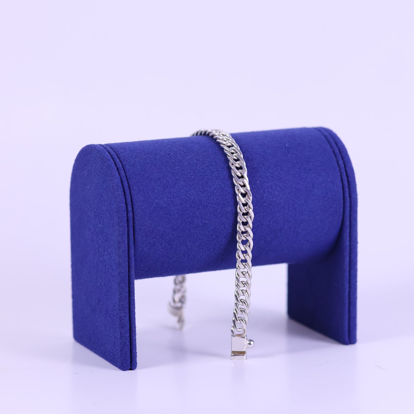 Double Curb Bracelet - Peruvian 950 Silver