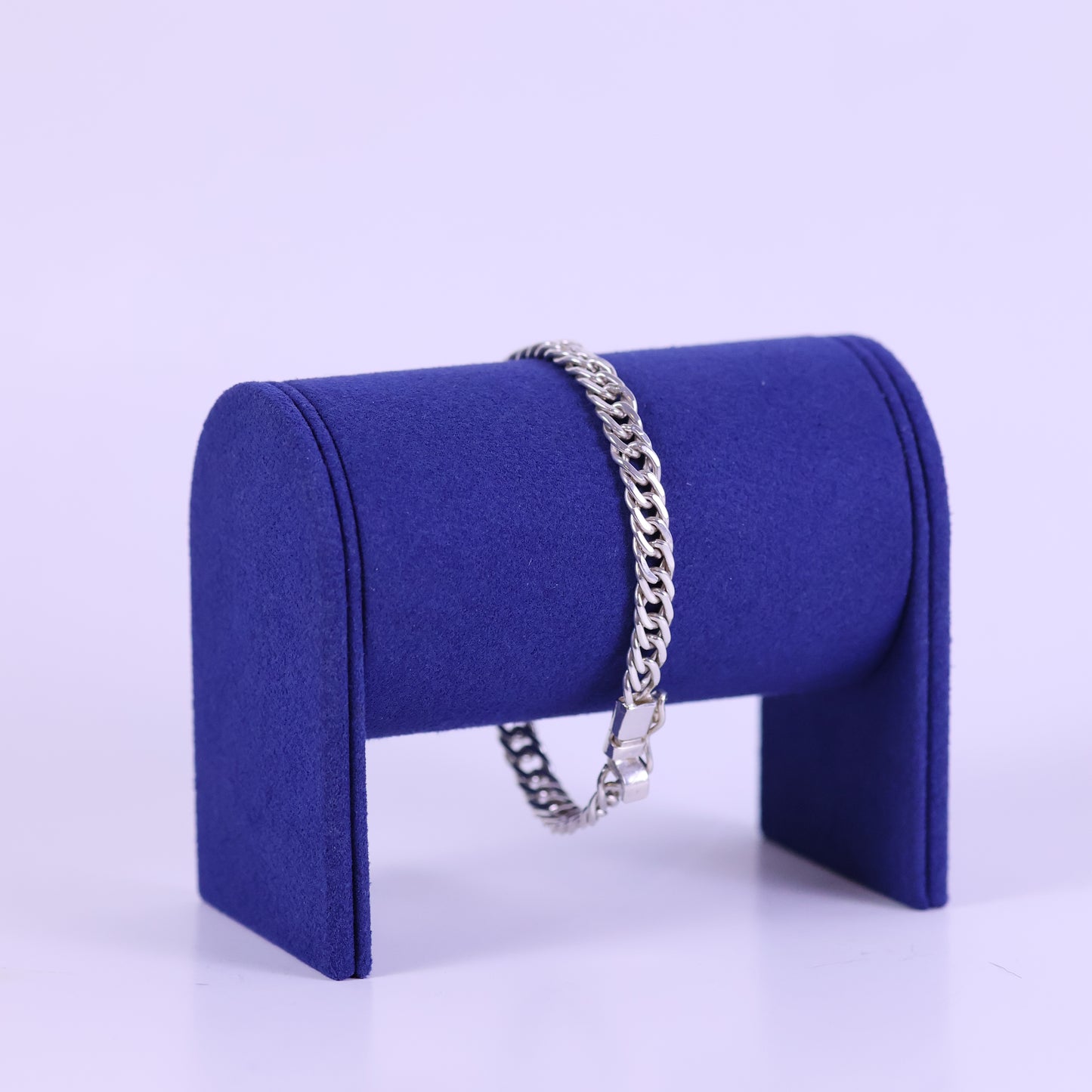 Double Curb Bracelet - Peruvian 950 Silver
