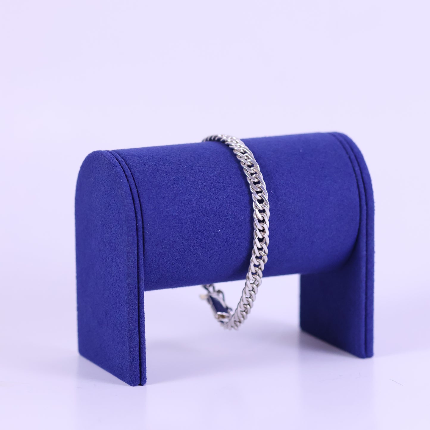 Double Curb Bracelet - Peruvian 950 Silver