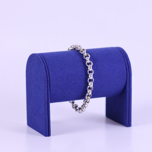 Rolo links Bracelet - Peruvian 950 Silver