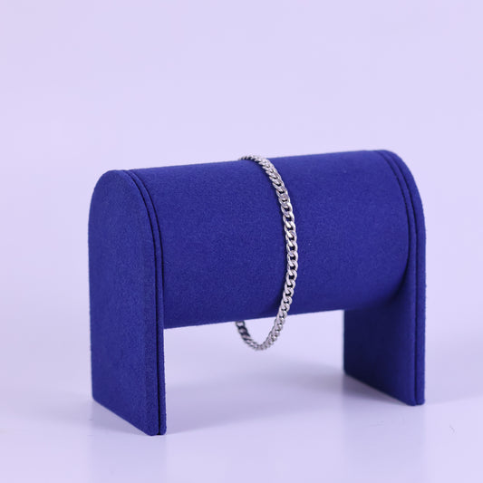Curb links Bracelet - Peruvian 950 Silver