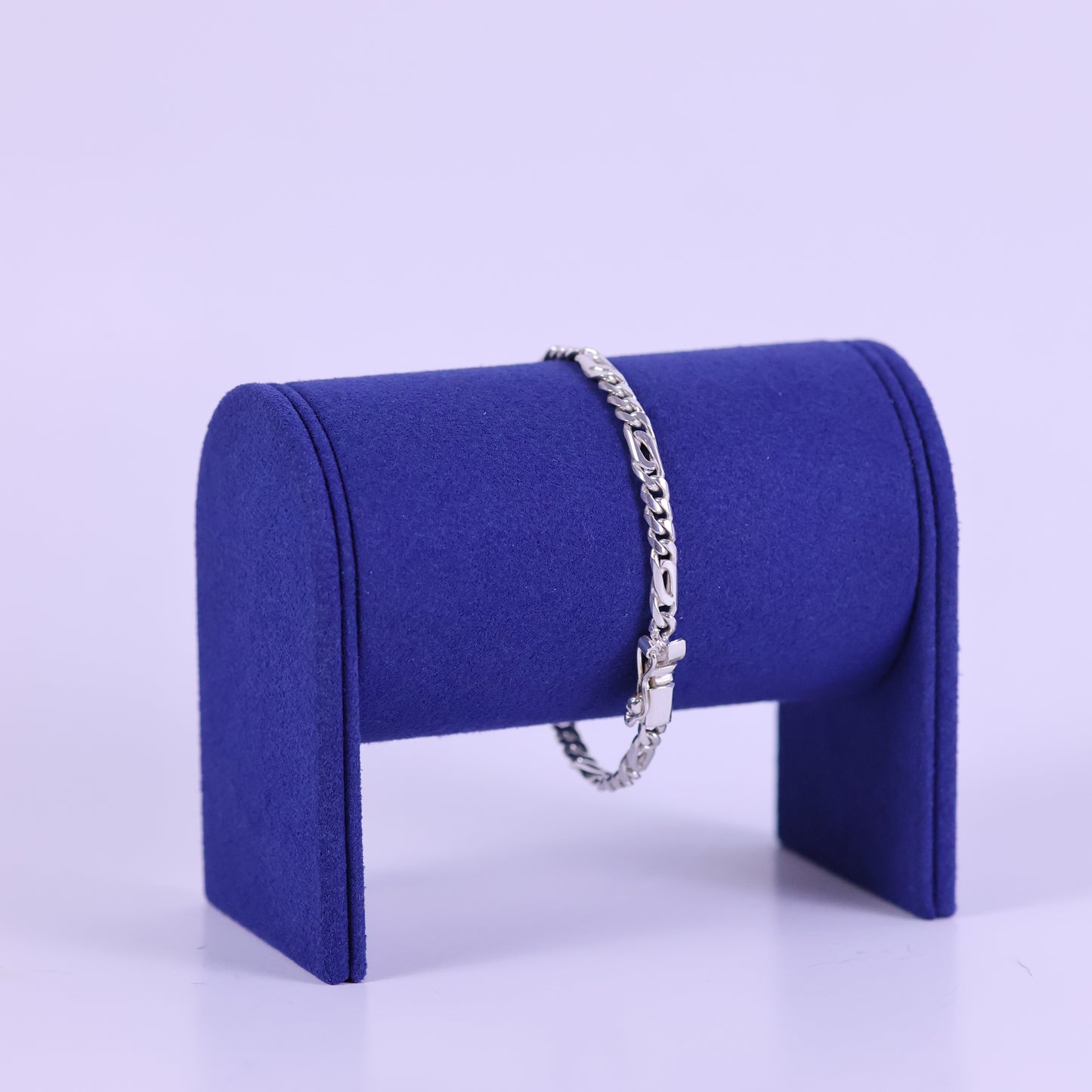 Alternating Egyptian & Curb link Bracelet - Peruvian 950 Silver