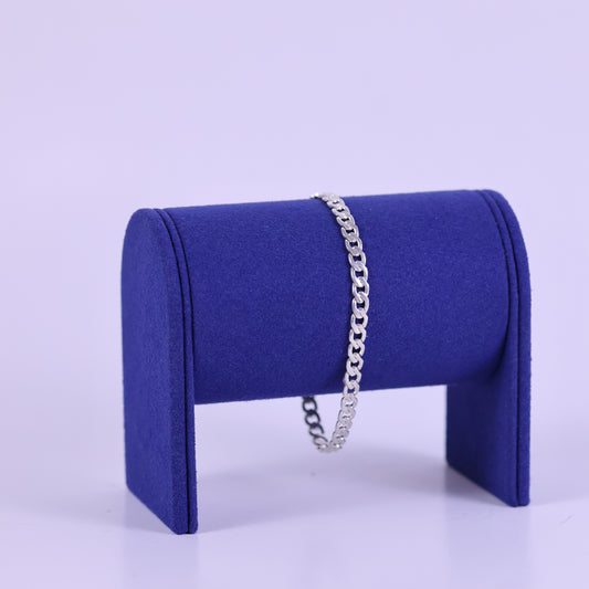 Rhomboid links Bracelet - Peruvian 950 Silver